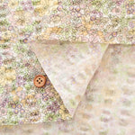 Cotton Ripple-printed Fabric - Flowers - nomura tailor