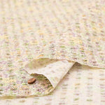 Cotton Ripple-printed Fabric - Flowers - nomura tailor