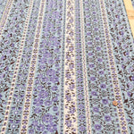 Cotton Ripple-printed Fabric - Ethnic Flowers - nomura tailor