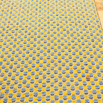 Cotton Ripple-printed Fabric - Ethnic Flowers - nomura tailor