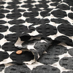 Cotton Ripple-printed Fabric - Dot - nomura tailor