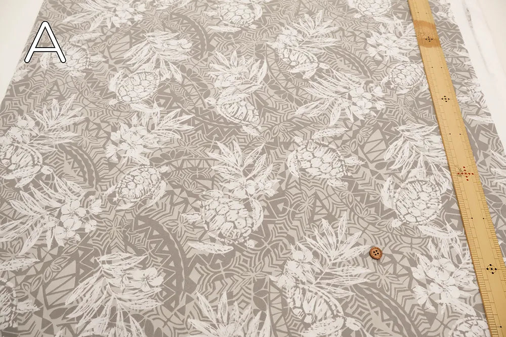 T/C Hawaiian Printed Fabric - Honu - nomura tailor