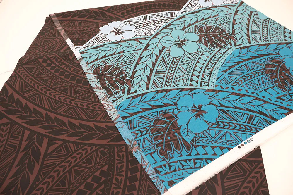 T/C Hawaiian Printed Fabric -Hibiscus - nomura tailor