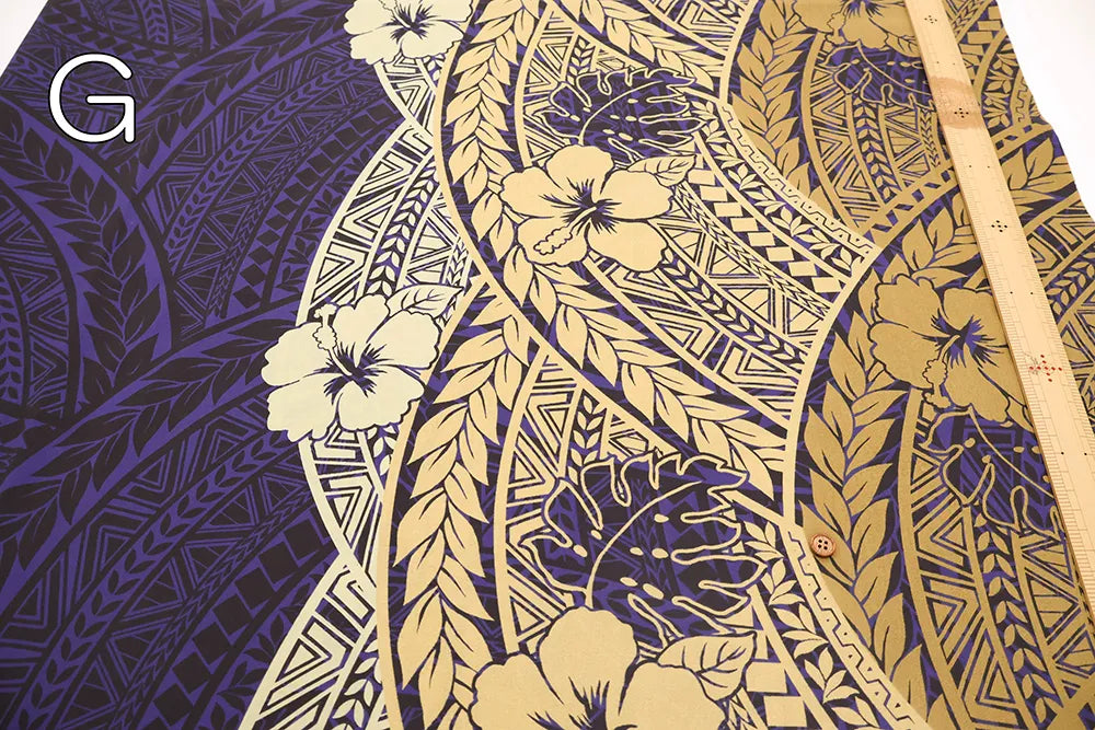 T/C Hawaiian Printed Fabric -Hibiscus - nomura tailor