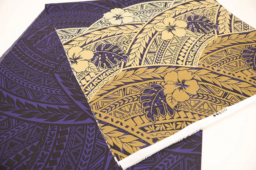 T/C Hawaiian Printed Fabric -Hibiscus - nomura tailor