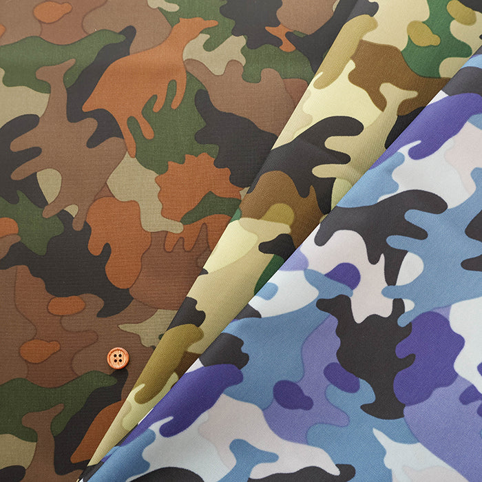 Water Repellent Nylon Oxford Fabric - Camouflage - nomura tailor