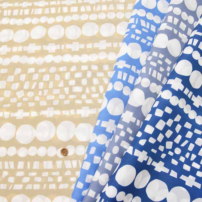 Water -repellent processing Nylon Ox Print Fabric Nordic - nomura tailor