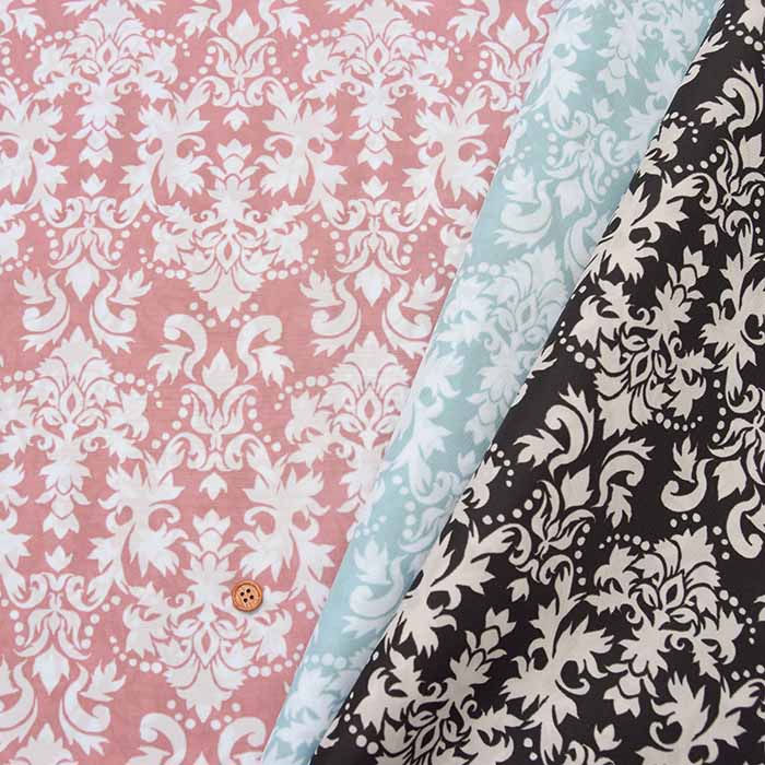 Water-repellent Nylon Ox-Printed Fabric Damask - nomura tailor