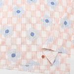 Cotton piqué dobby printed fabric ICHIMATSUMOYO - nomura tailor