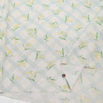 C/L sheeting print fabric Check and lily - nomura tailor