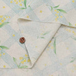 C/L sheeting print fabric Check and lily - nomura tailor