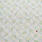 C/L sheeting print fabric Check and lily - nomura tailor