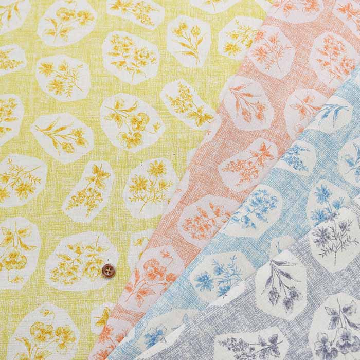 C/L sheeting print fabric Pansy - nomura tailor