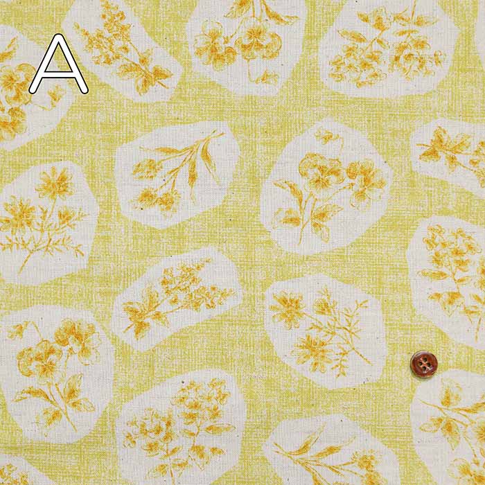 C/L sheeting print fabric Pansy - nomura tailor