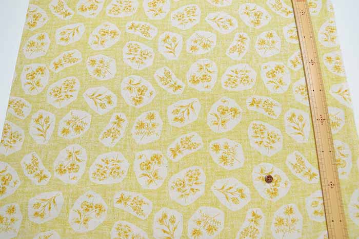 C/L sheeting print fabric Pansy - nomura tailor