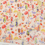 Cotton chintzy grame printed fabric Maiko - nomura tailor