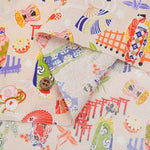 Cotton chintzy grame printed fabric Maiko - nomura tailor