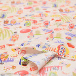 Cotton chintzy grame printed fabric Maiko - nomura tailor