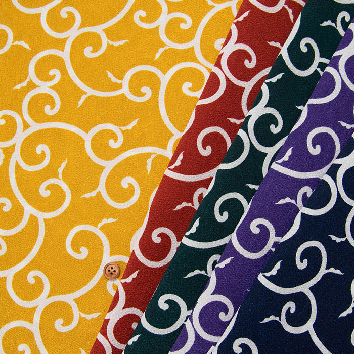 Polyester Chirimen Print Orbs - nomura tailor