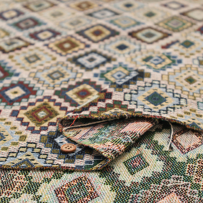 Made in China Polyester Gobelin Jacquard Fabric - Diamond - nomura tailor