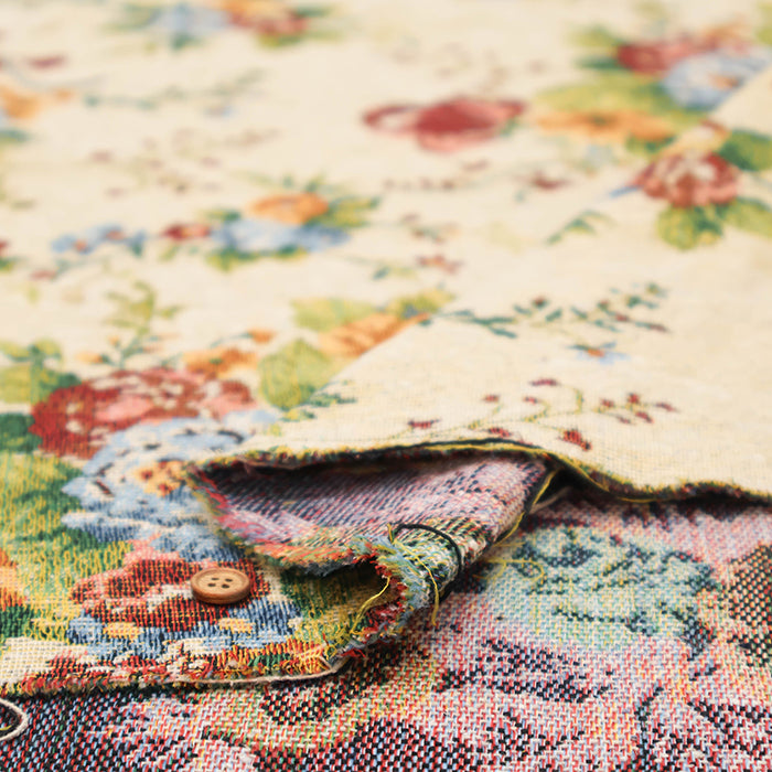 Made in China Polyester Gobelin Jacquard Fabric - Bouquet - nomura tailor