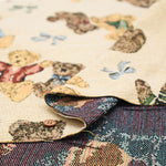 Made in China Polyester Gobelin Jacquard Fabric - Bear × Ribbon - nomura tailor