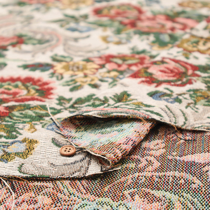 Made in China Polyester Gobelin Jacquard Fabric - Elegant Flower - nomura tailor