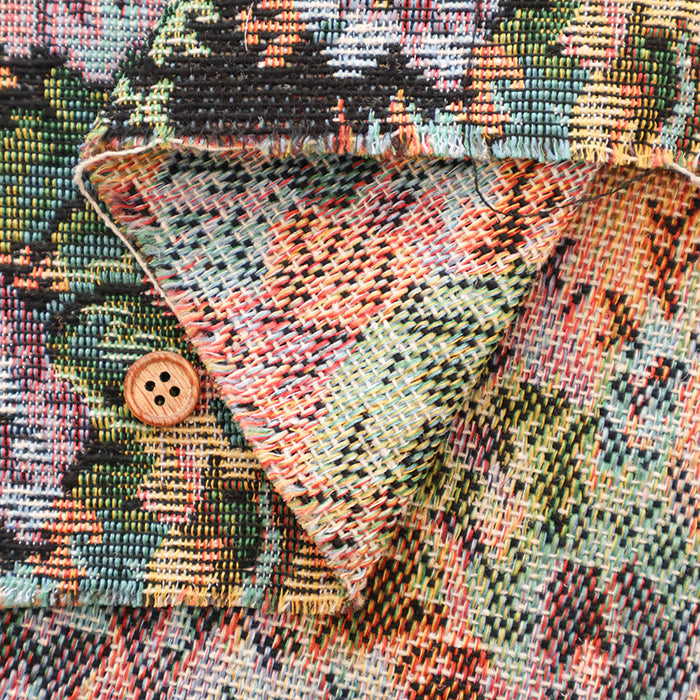 Made in China Polyester Gobelin Jacquard Fabric - Rose - nomura tailor