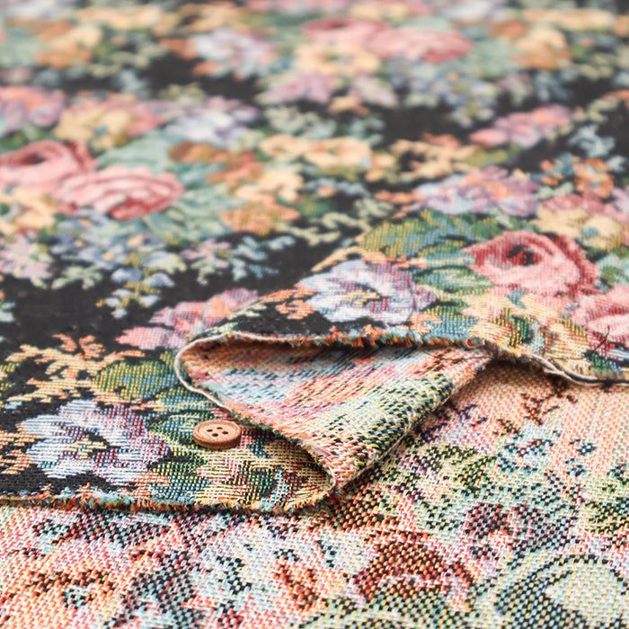 Made in China Polyester Gobelin Jacquard Fabric - Rose - nomura tailor