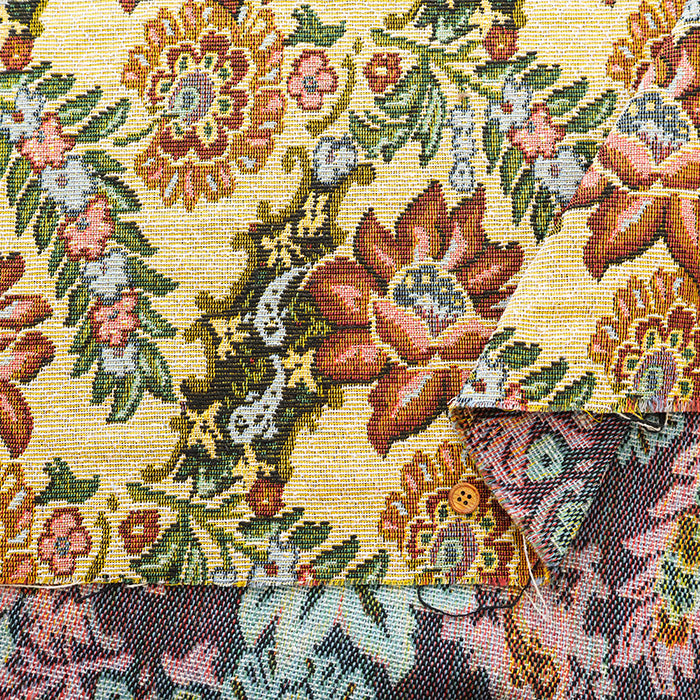 Made in China Polyester Gobelin Jacquard Fabric - Big Flower - nomura tailor