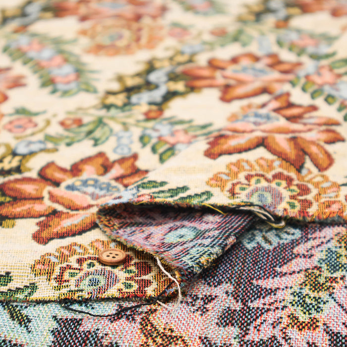 Made in China Polyester Gobelin Jacquard Fabric - Big Flower - nomura tailor