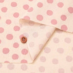 Cotton CB print fabric dull color hand -drawn dot - nomura tailor