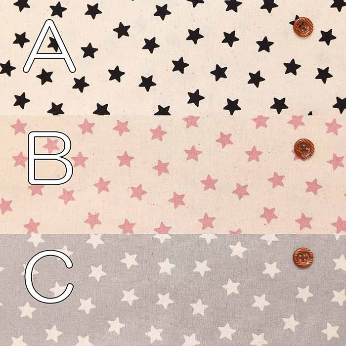 Cotton CB print fabric dull color round star - nomura tailor