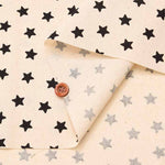 Cotton CB print fabric dull color round star - nomura tailor