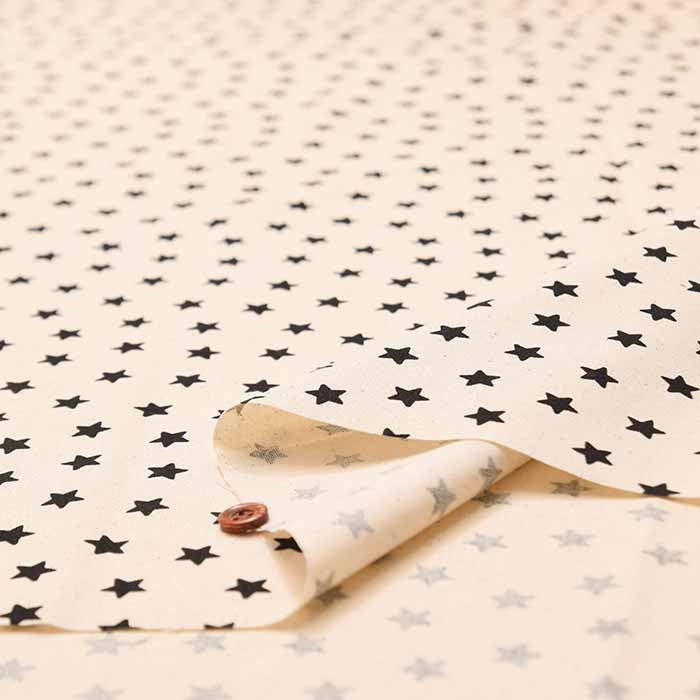 Cotton CB print fabric dull color round star - nomura tailor