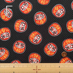 Fukuroiwa Collection cotton sheeting print fabric Daruma - nomura tailor