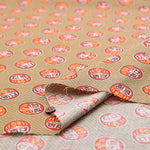 Fukuroiwa Collection cotton sheeting print fabric Daruma - nomura tailor