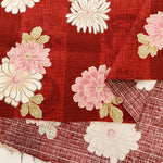 Cotton Southern Cross Fabric - Japanese Style Chrysanthemum - nomura tailor