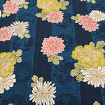 Cotton Southern Cross Fabric - Japanese Style Chrysanthemum - nomura tailor