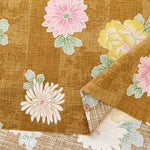 Cotton Southern Cross Fabric - Japanese Style Chrysanthemum - nomura tailor