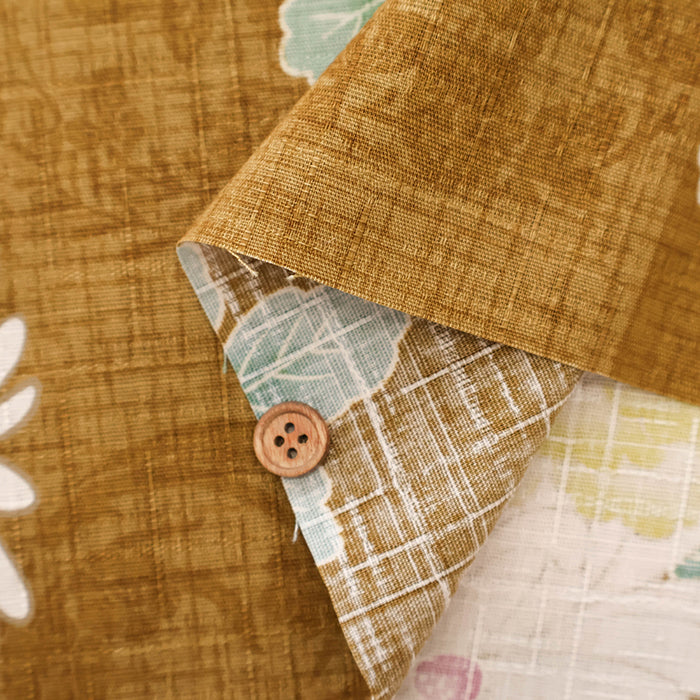 Cotton Southern Cross Fabric - Japanese Style Chrysanthemum - nomura tailor