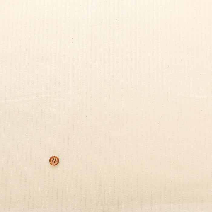 Kinari Series - Cotton Dobby Stripe Fabric - nomura tailor