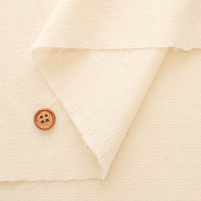 Kinari Series - Cotton Dobby Fabric - nomura tailor