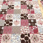 C/L Canvas Printed Fabric Nordic Tiles - nomura tailor