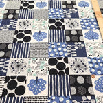 C/L Canvas Printed Fabric Nordic Tiles - nomura tailor