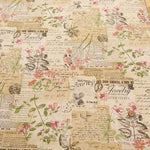 C/L Canvas Printed Fabric ALTO ALBEL COLLECTION 英字×フラワー - nomura tailor