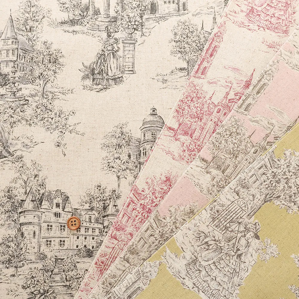 C/L Canvas Printed Fabric ALTO ALBEL COLLECTION ジュイ風 - nomura tailor