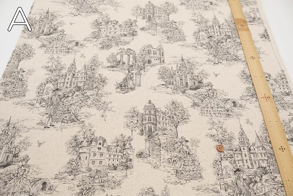 C/L Canvas Printed Fabric ALTO ALBEL COLLECTION ジュイ風 - nomura tailor