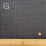 Made in Niigata-Pref  Cotton Yarn-dyed Small Check Fablic