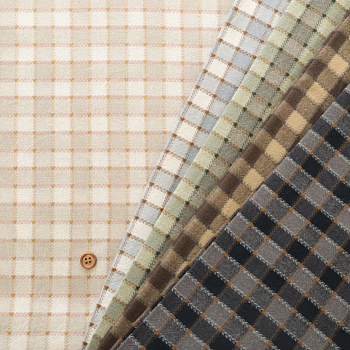Made in China Cotton Yarn-dyed Check Fabric - nomura tailor